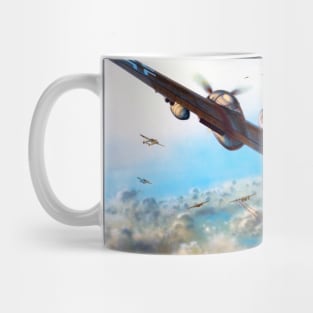 Bf110 vs P38 Mug